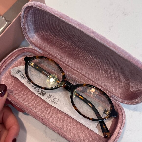 Miu miu Regard sunglasses - oval optical glasses - Picture 2 of 4